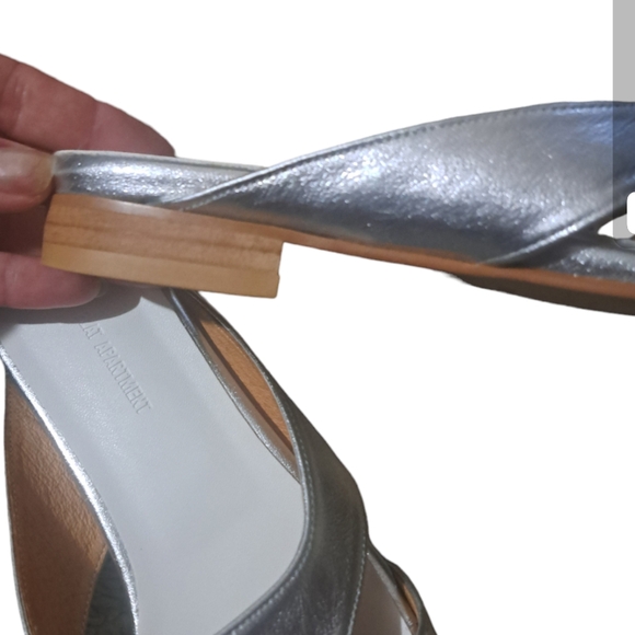 Flat Apartment Square Toe Mules Korean Designer Shoes - Picture 3 of 6